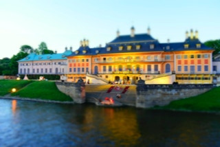 Schloss Pillnitz Barockfest Location Elbe Kutsche